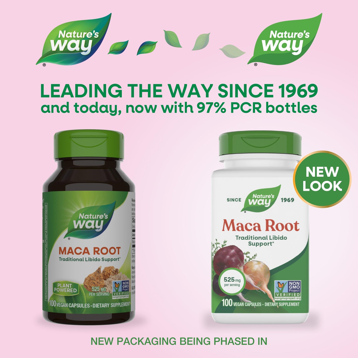 Nature's Way Maca Root, Traditional Libido Support*, 525 mg per Serving, Non-GMO Project Verified, 100 Vegan Capsules (Packaging May Vary) - Medaid International