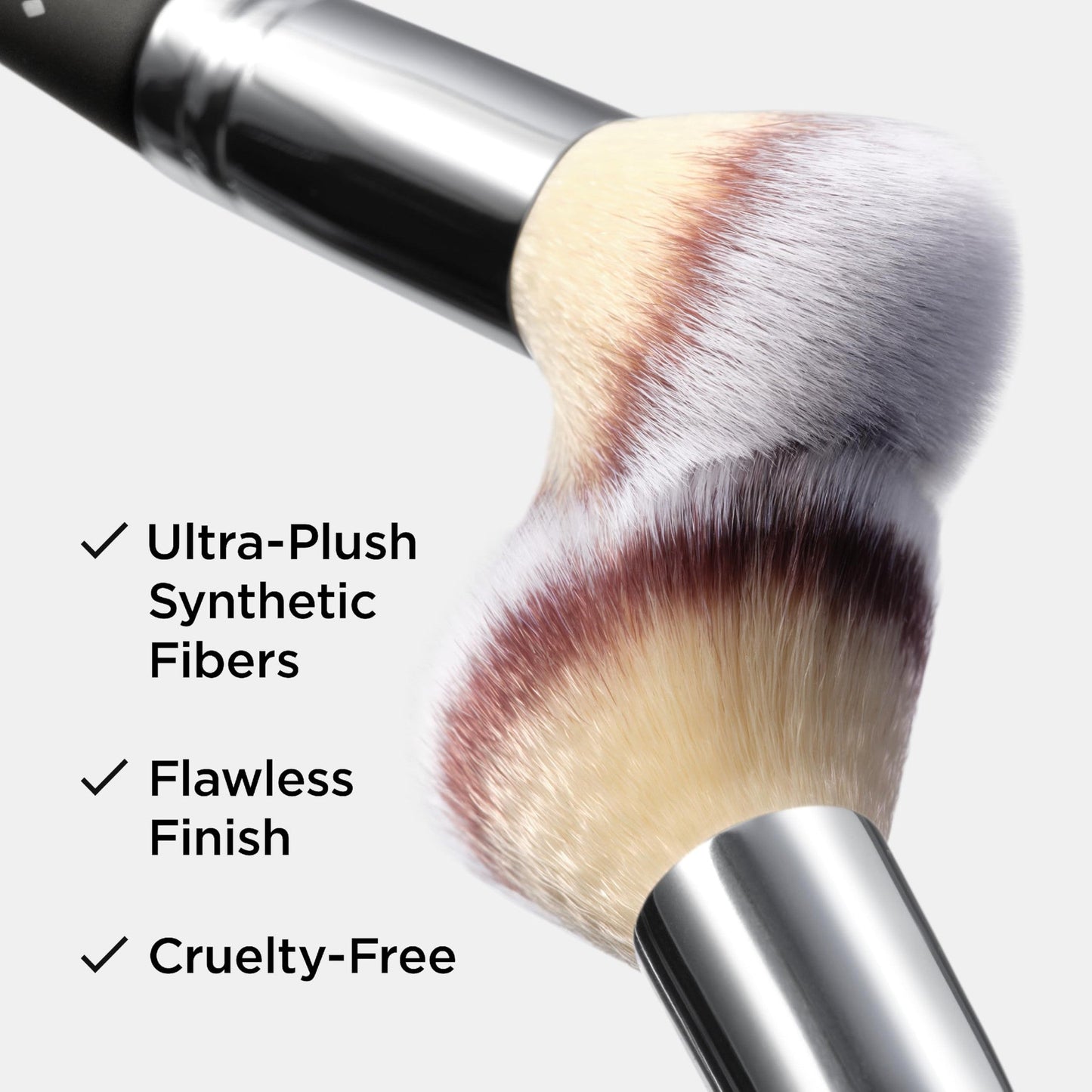 IT Cosmetics Heavenly Luxe Complexion Perfection Brush #7 - Dual-Ended Premium Makeup Brush for Foundation Concealer & Contour, Ultra-Soft Synthetic Fibers, Airbrush Finish, Pro-Hygienic, Cruelty-free - Medaid International