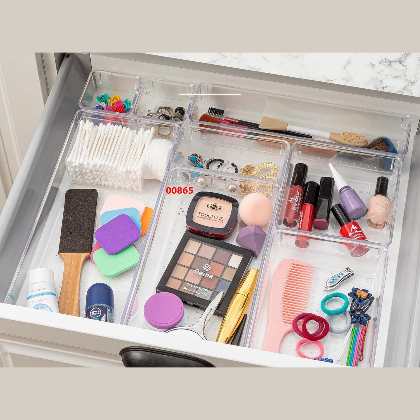 Ultra Clear Punto Modular Drawer Organizer 30.5x15x5.5 c