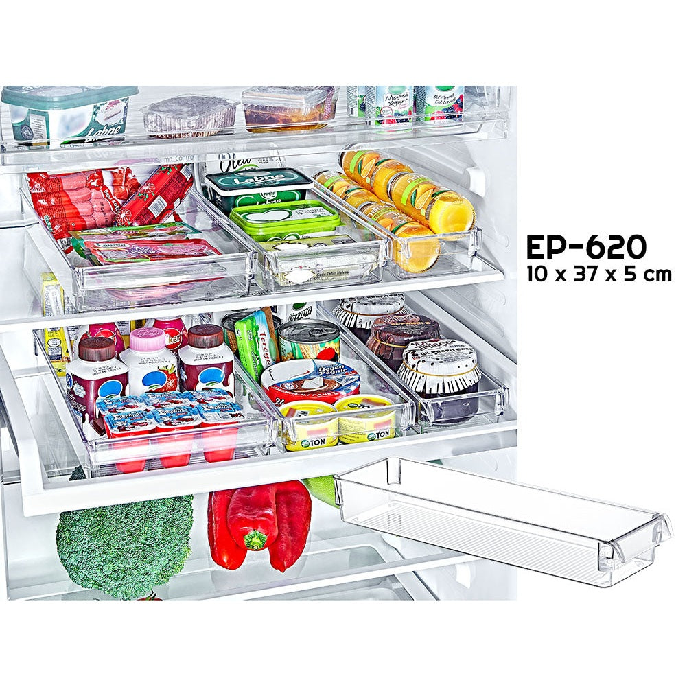 Clear Fridge Organizer 37 x 10 x 5 cm