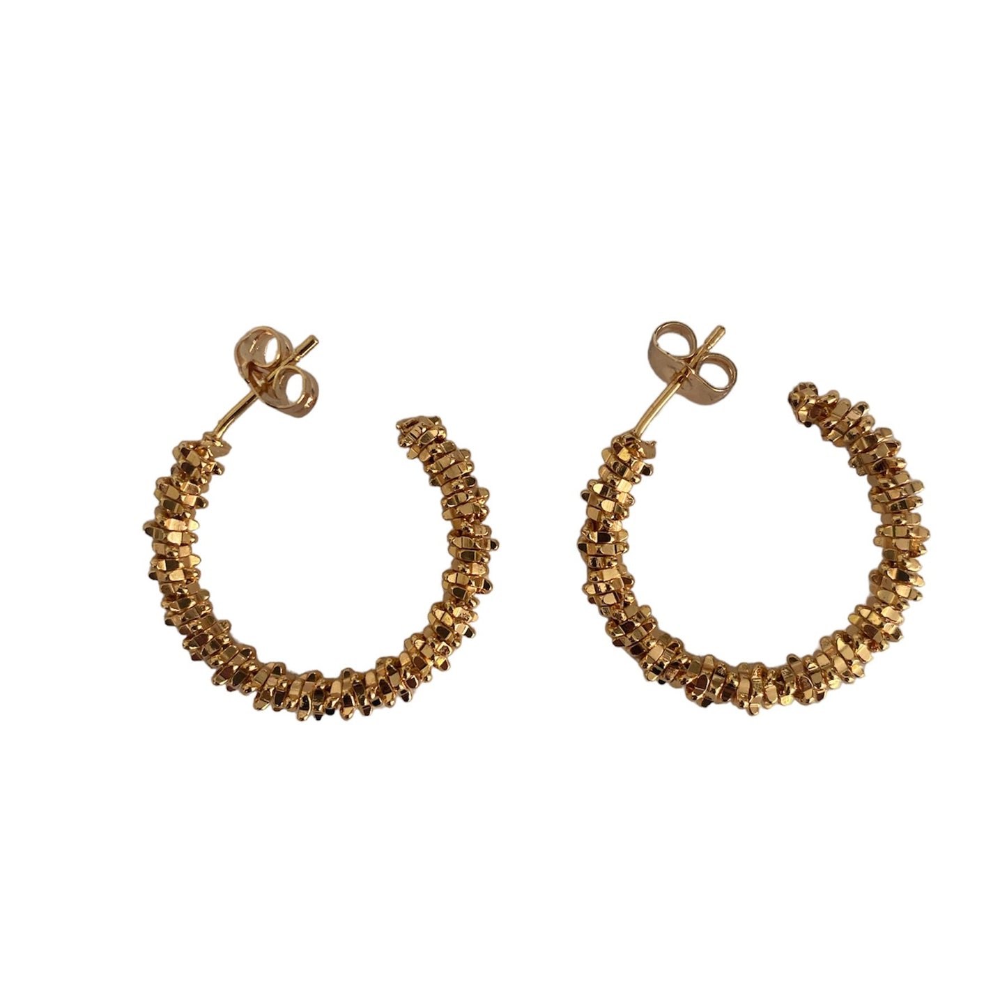 Radiant gold earrings accessory #4033 - Medaid International