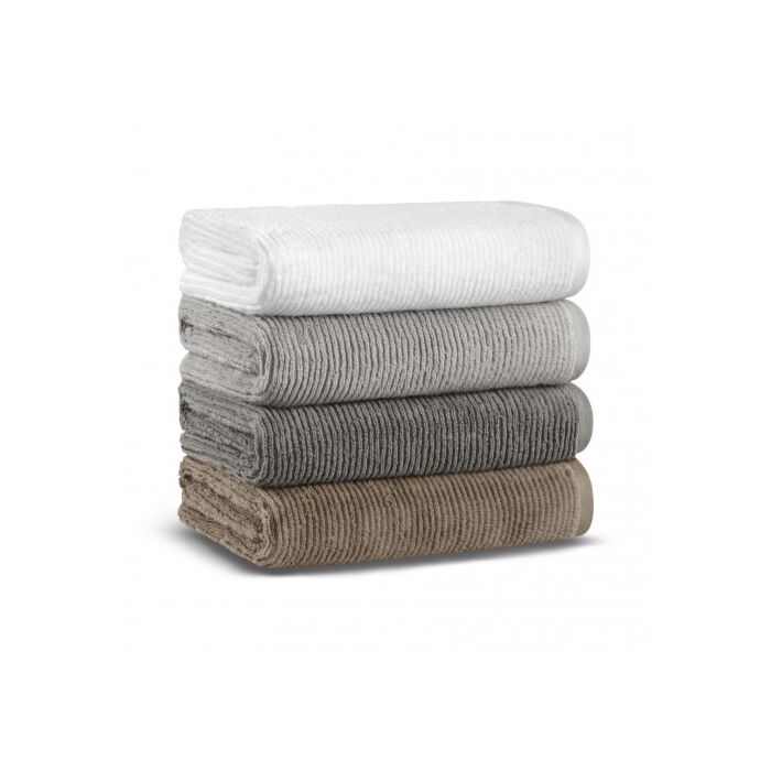 lappartement Slim Ribbed Towel Fibrosoft ® Fog