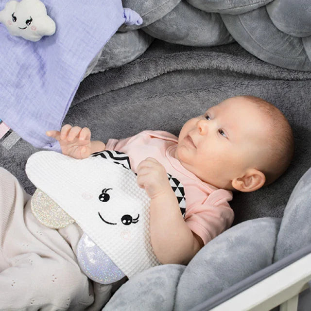 BabyOno - Flat Cuddly Toy - Blinky Cloud Blink & Smile - 1534