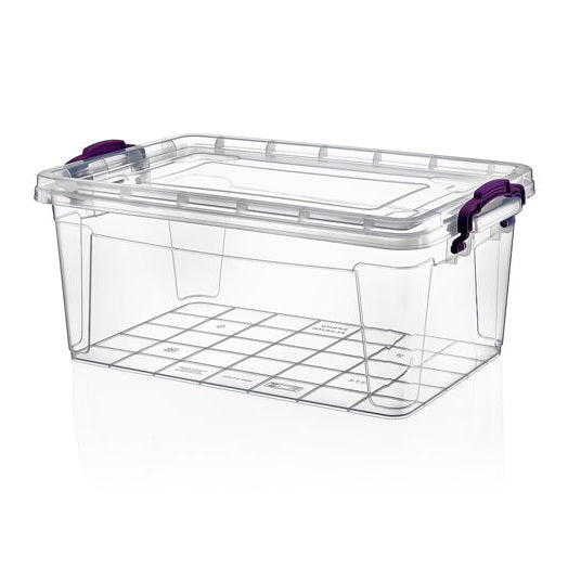 Clear Storage Box; 22 lt
