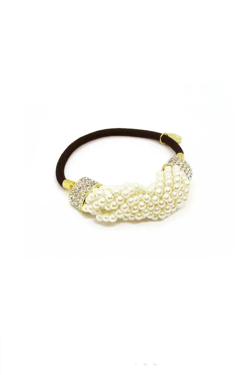 SD Women's Pearl Cluster Ponytail Holder | SD in Lebanon