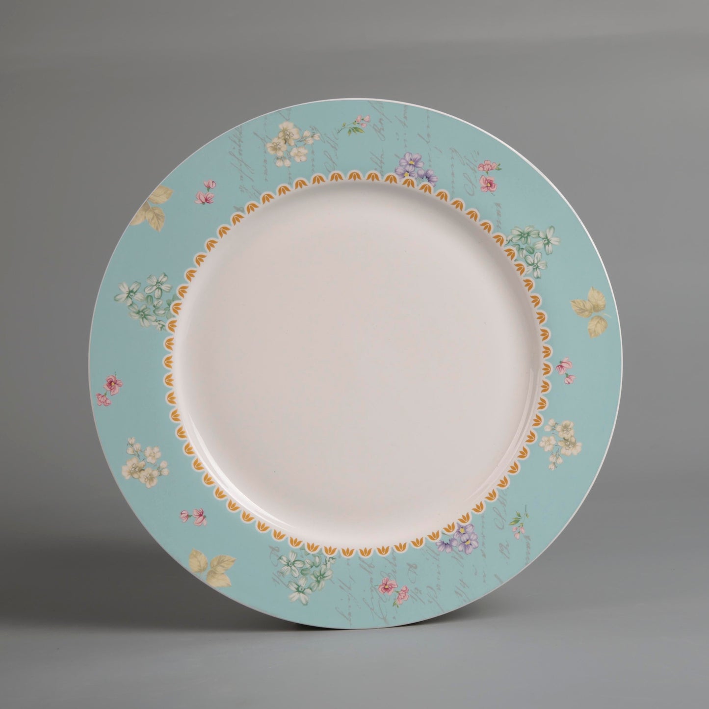 Symphony sky blue décor dessert plate Ø:20cm