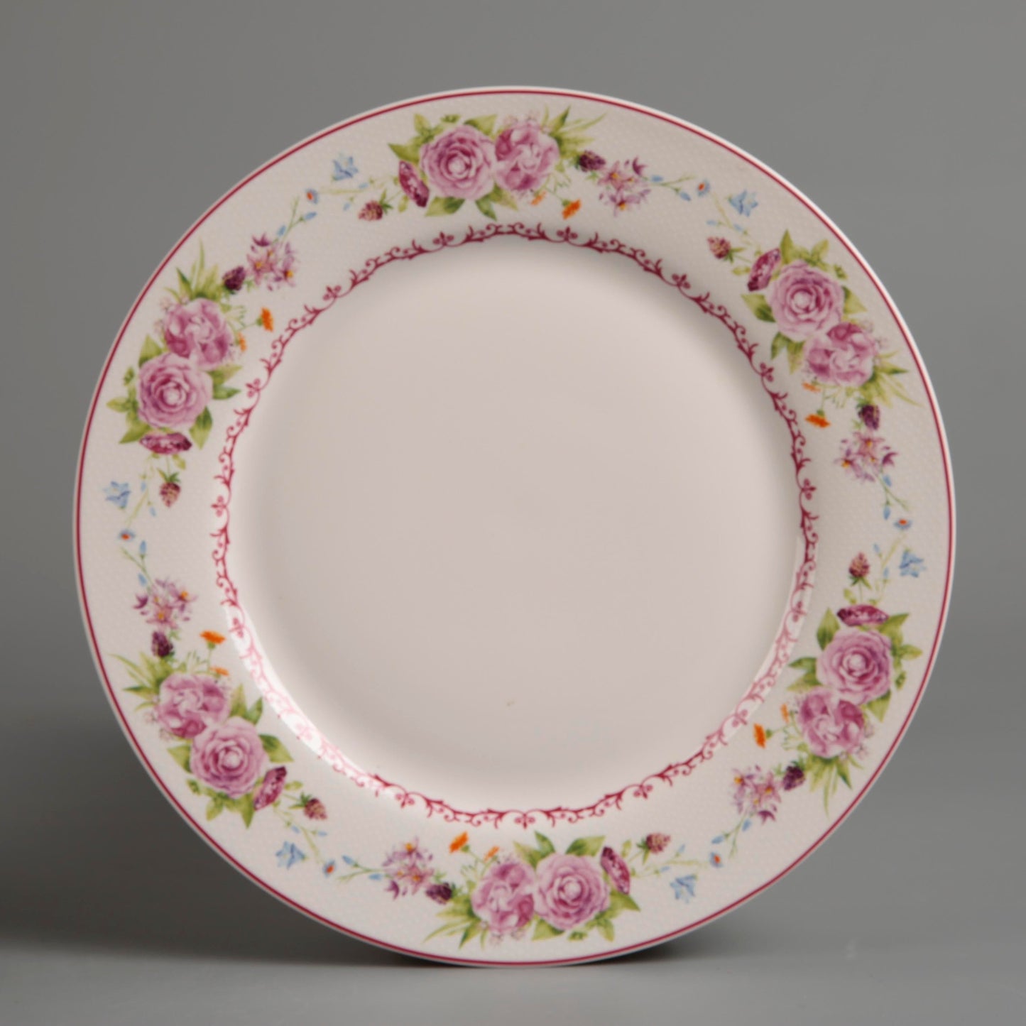 Symphony pink décor dinner plate Ø:27cm