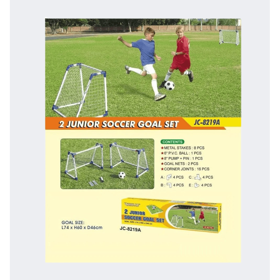 Outdoor Play Co.Ltd 2 Junior Outdoor Goal White/Blue - Medaid International
