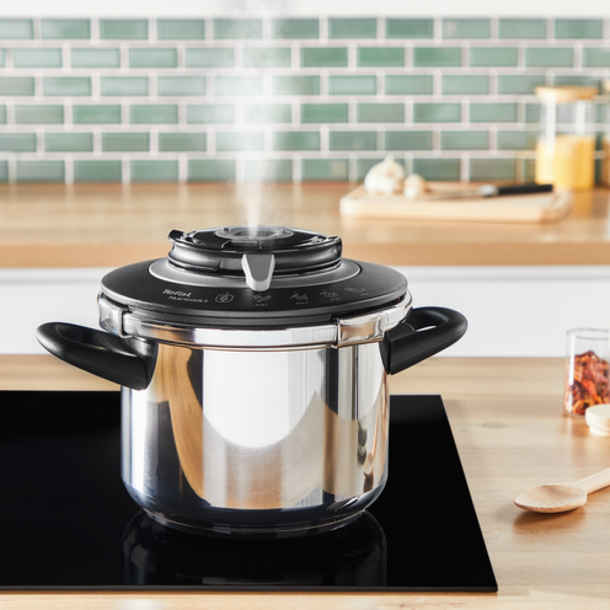 Tefal Clipso+ CHEF 6L, Pressure Cooker, 4 Cooking Programs, Fast Cooking