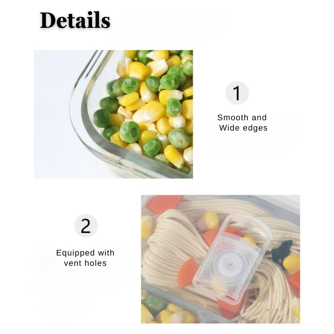 640ML GLASS VACUUM FOOD BOX X408