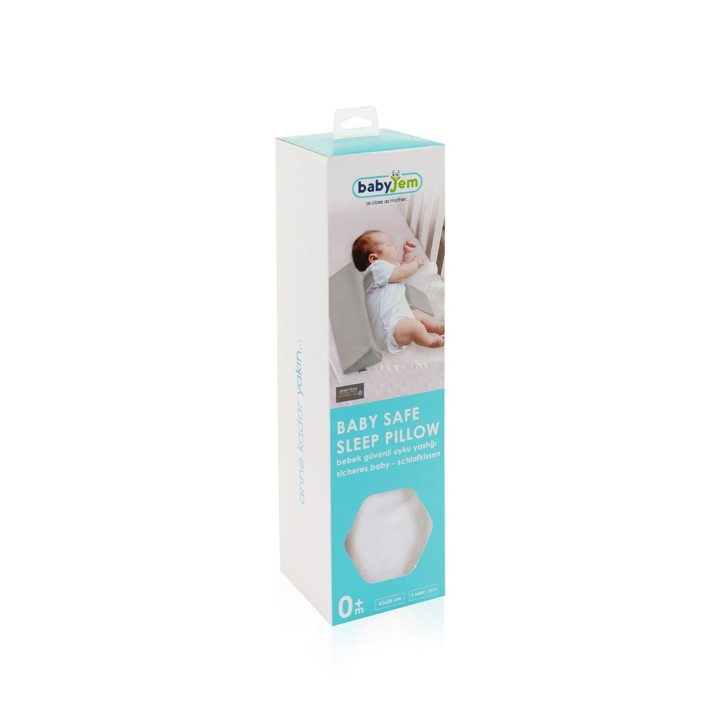 Baby Side Sleep Pillow – White