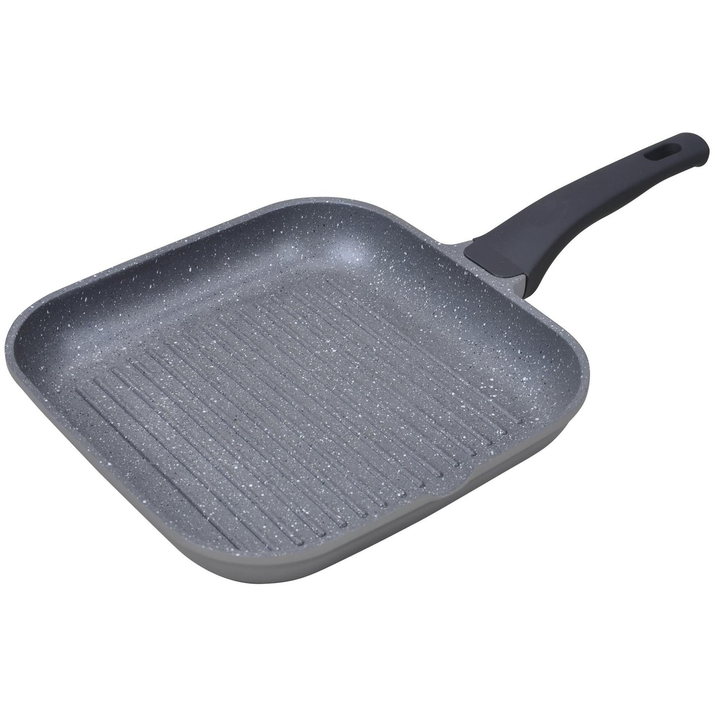kinox aluminium grill pan with wooden paint handle 28cm