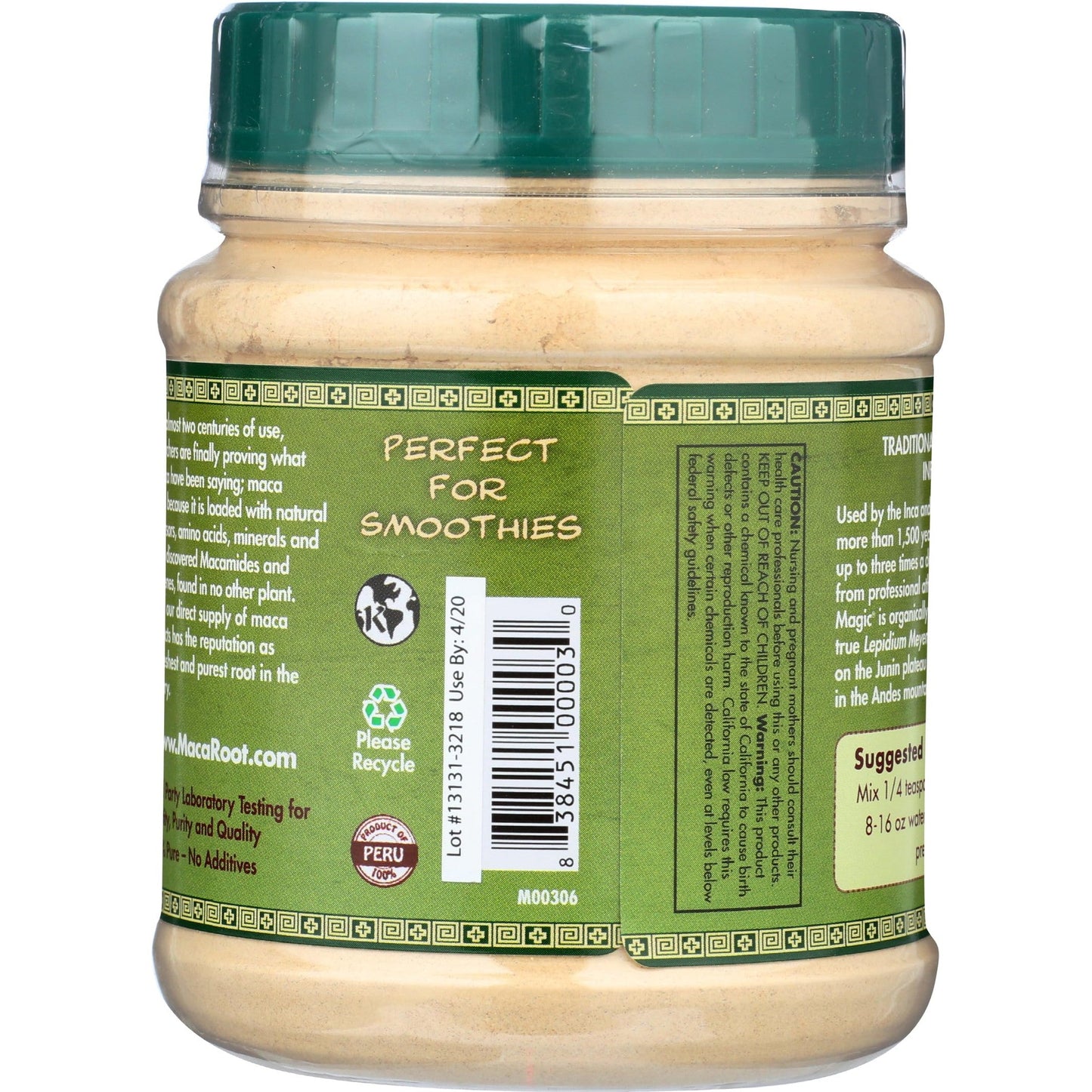 Maca Magic Organic Black Maca Powder - Raw Maca Powder - Raw Premium Maca Powder - Yellow Maca Powder - Raw Red Maca Root Powder - Miracle in The Andes - Maca Superfood Powder Powder - 7.1 Oz - Medaid International