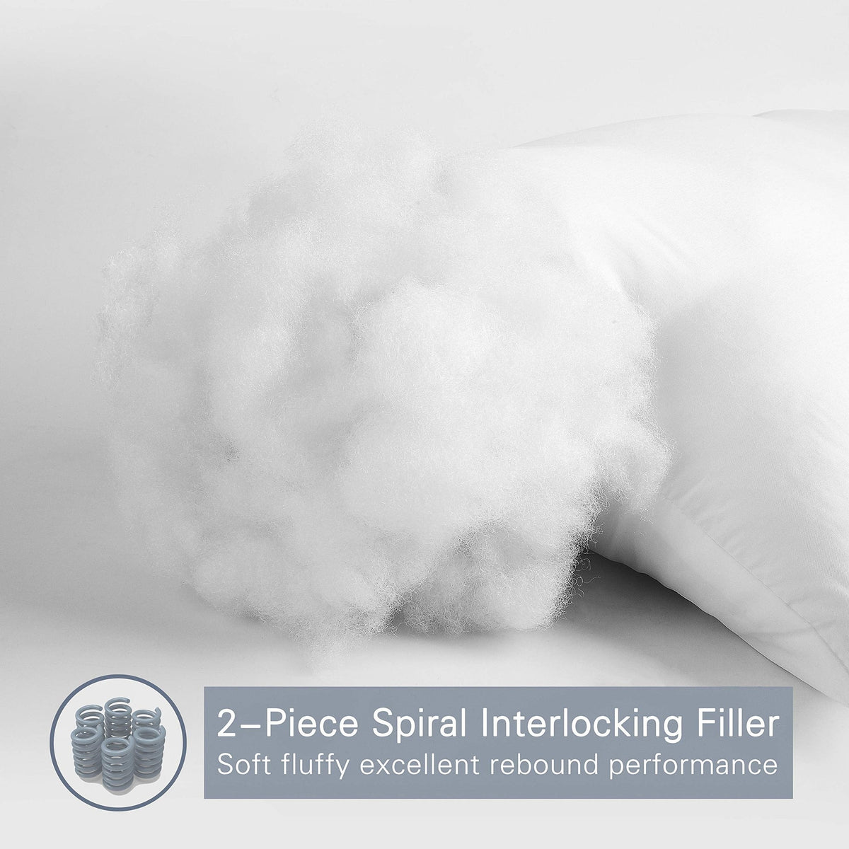 EDOW Luxury Soft Pillows for Sleeping, Fluffy Down Alternative Polyester Fiber Filled Pillow, Home&Hotel-Collection, Machine Washable - Medaid International