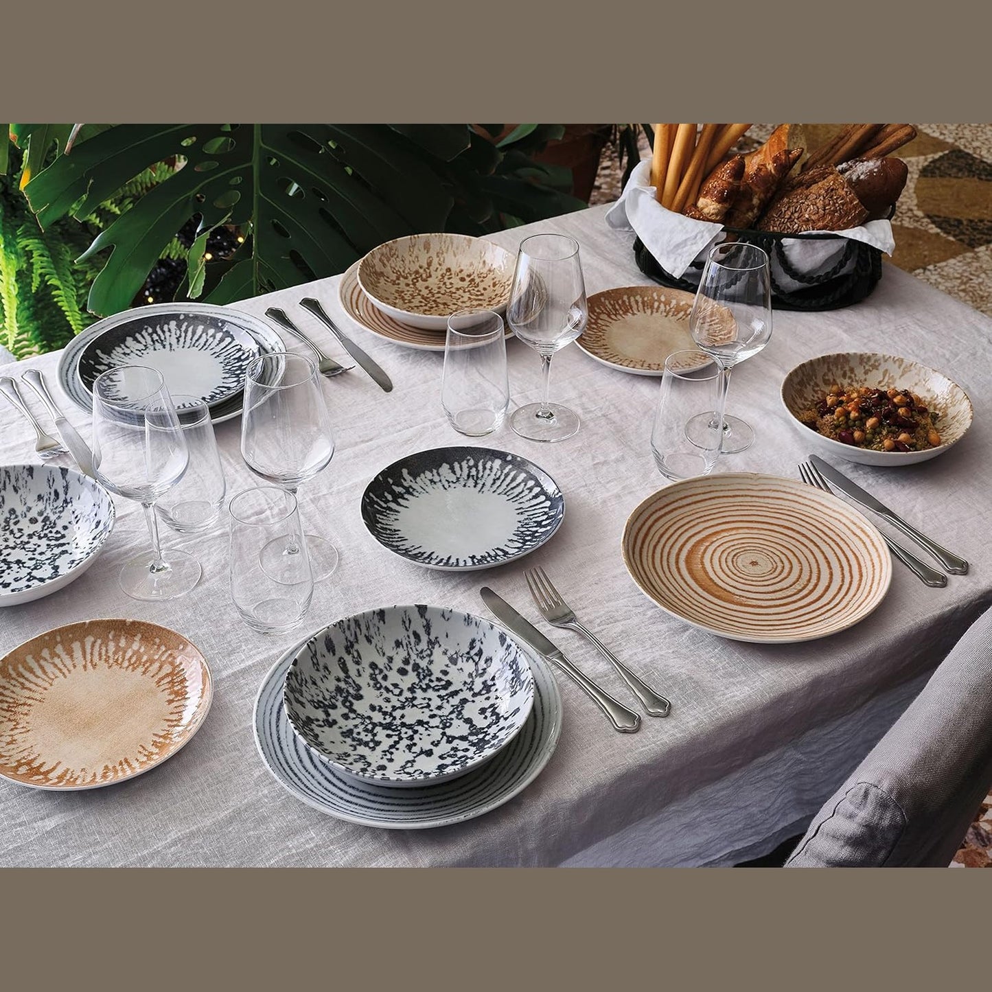 Tognana Table Set 18pcs Coupe GOBLIN Italy