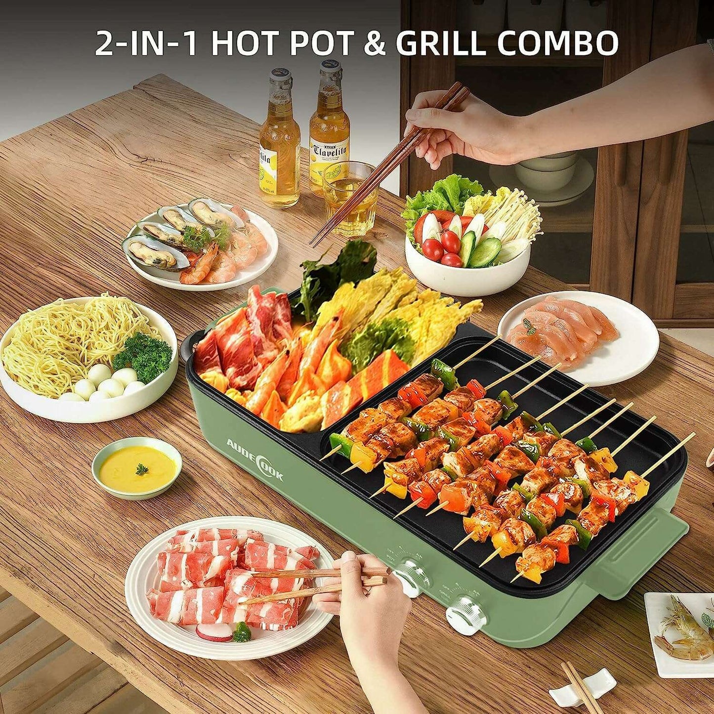 2 In 1 Griddle and Hot Pot Outlet 2 In 1 Griddle and Hot Pot 2 In 1 Griddle and Hot Pot Aaudecook