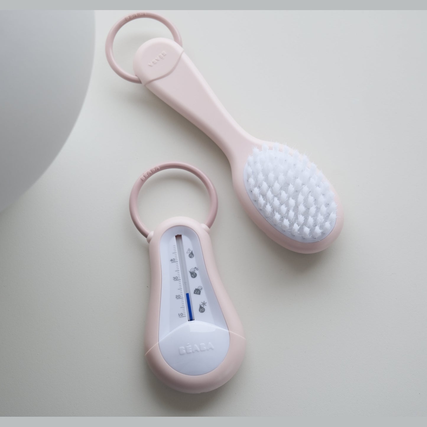 Béaba Lotus Digital Bath & Room Thermometer Pink