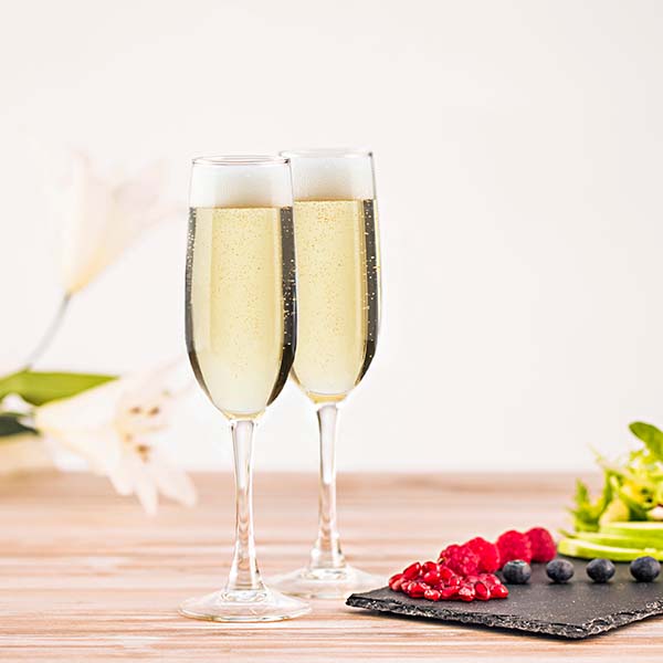 Vicrila syrah flute glass set of 6 - 17cl