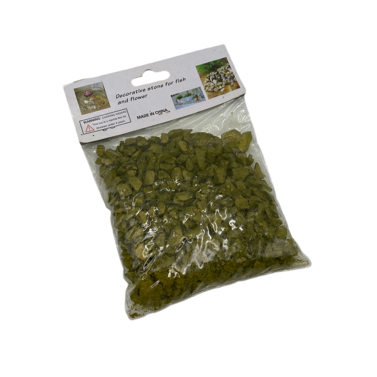 Decorative Gold Pebbles For Fish & Flower