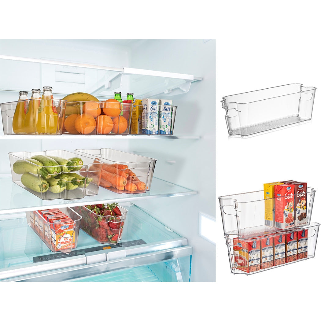 Clear Stackable Organizer Small 32x11x10 cm