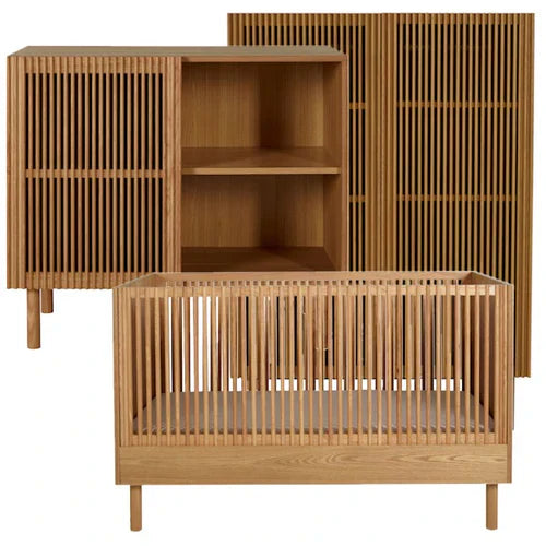 Quax - Hai No Ki Bed - 140x70cm - Natural Ash Crib