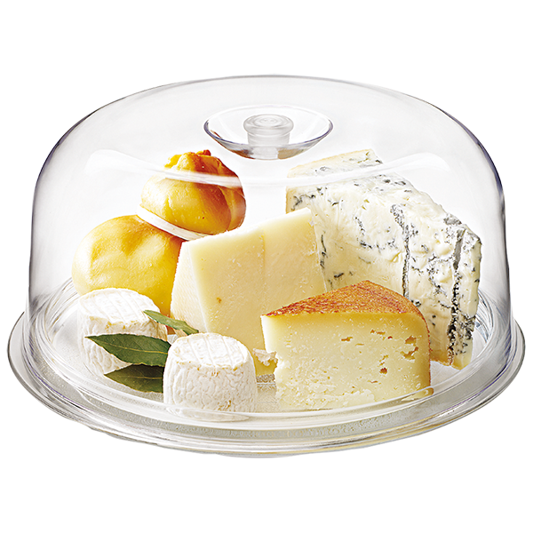Bormioli rocco ginevra cake plate with plastic dome