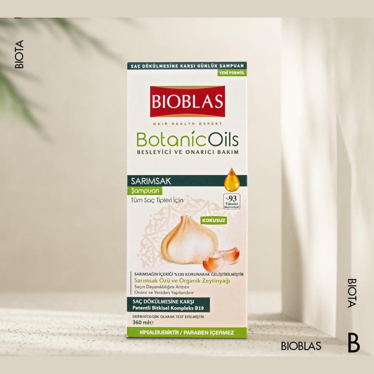 Bioblas Garlic Shampoo 360ml
