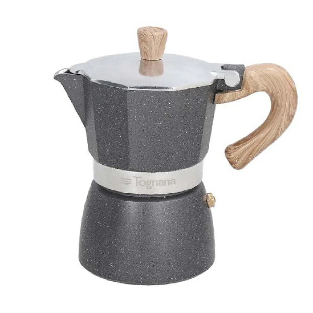 Tognana Coffee Maker Grancucina Stone E Wood Style 3 cups