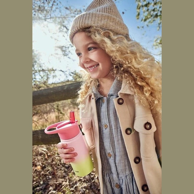 Wander Ombre Pink Thermos Bottle