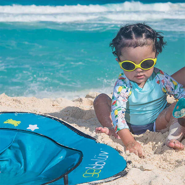 BBLUV - Solar Mini Baby Sunglasses - 0-24m+ - Lime