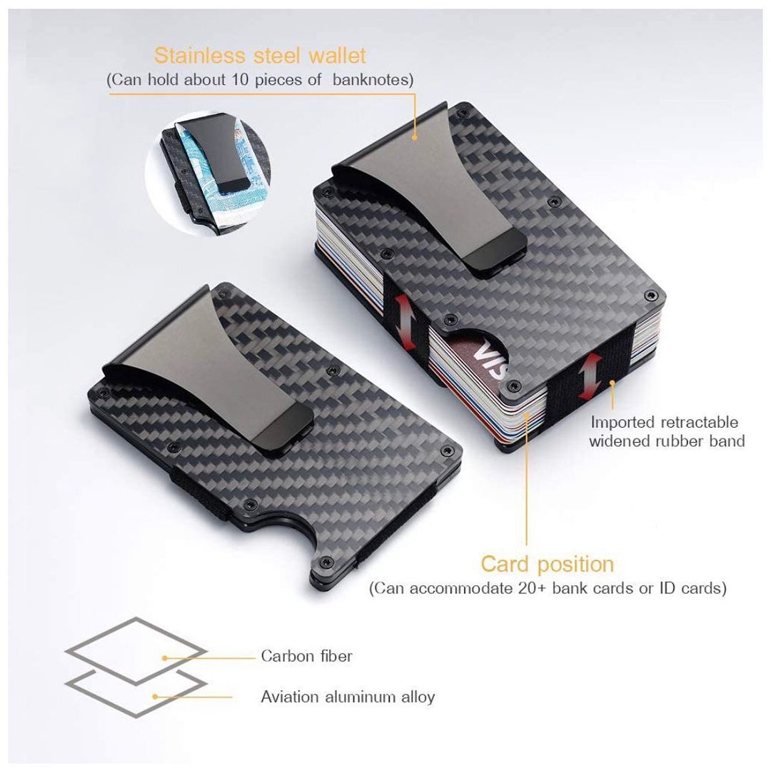 Carbon Fiber Max Carry Wallet