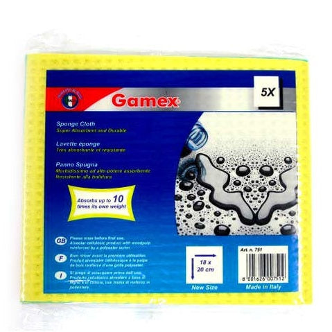 Gamex Sponge Clothes pack of 5