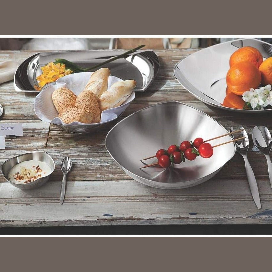 Tramontina Quadrata stainless steel salad set with high-gloss finish 3 pieces