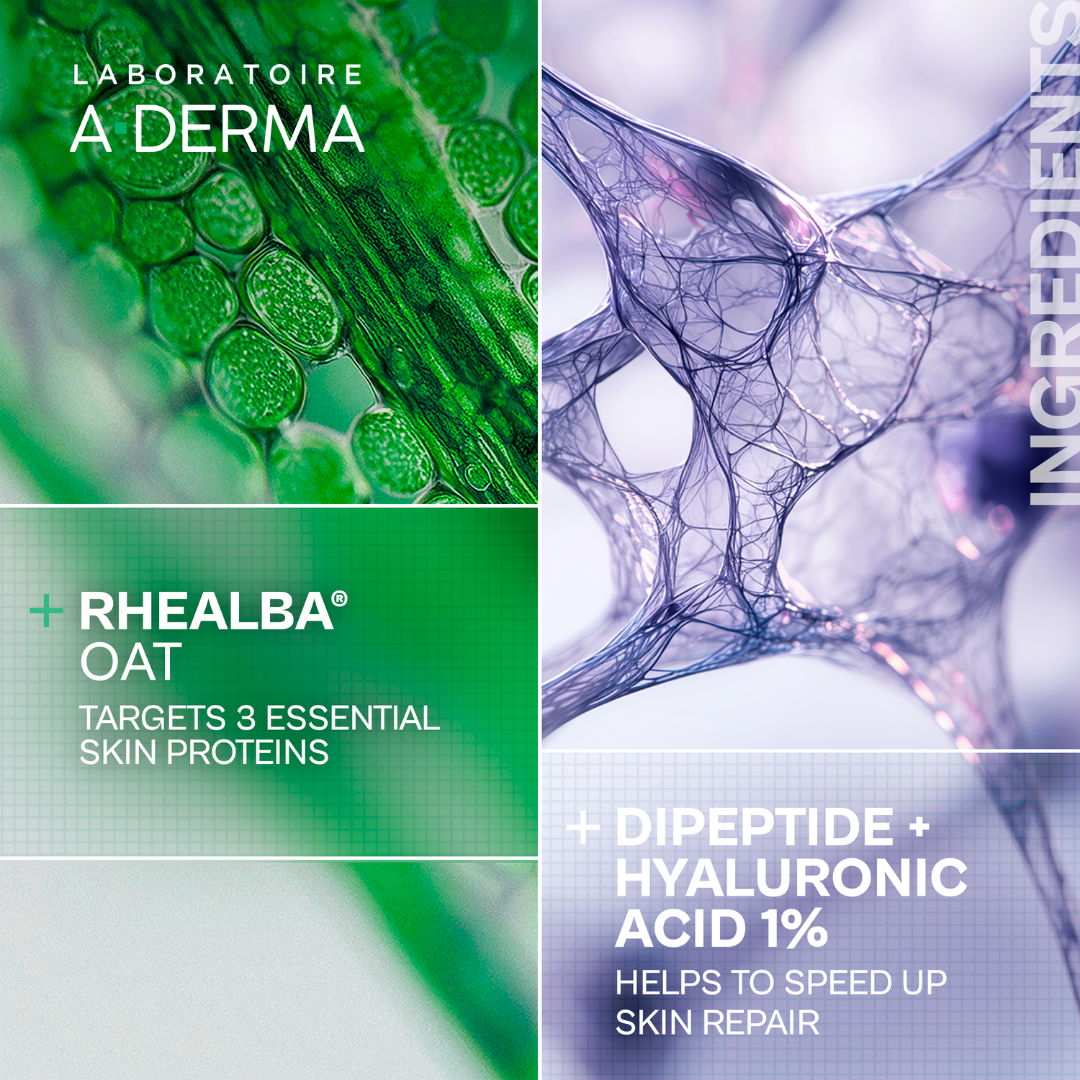 A-Derma Epitheliale AH Ultra Anti-mark Repairing Cream And A-Derma Oat Rhealba Hand Cream Buy 1 Get 1 Pouch Bundle