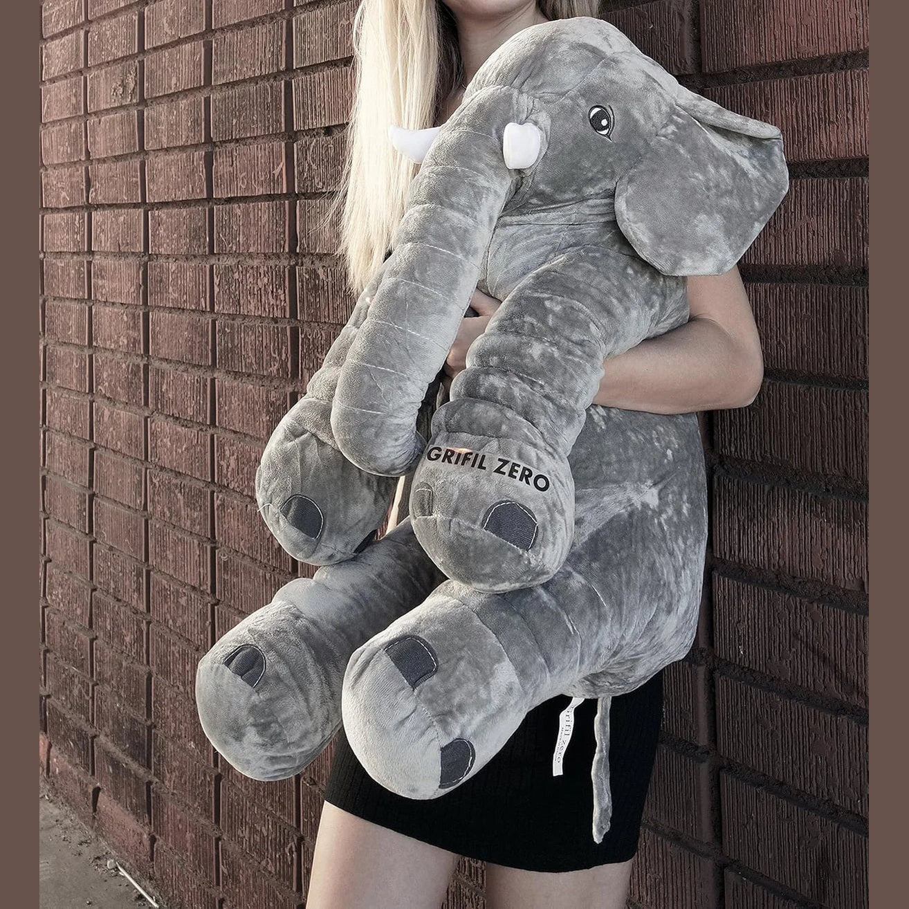 Miila - Safari Elephant Plush Tot - Soft Realistic Stuffed Animal - 60cm
