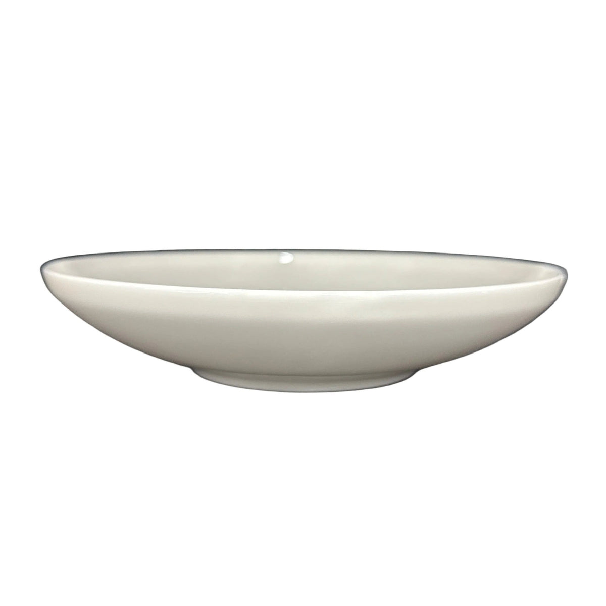 Deep plain white plate 21cm