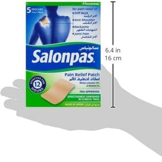 Salonpas Pain Relief Patch Ultra Thin 5Pcs