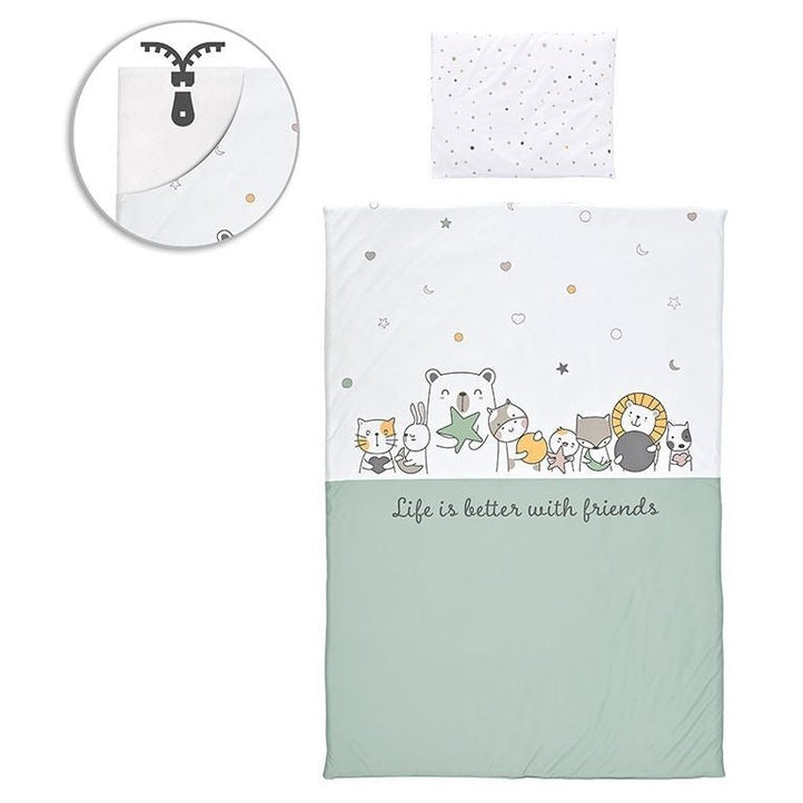 Baby Bedding 5-piece sleep Set Mint Green
