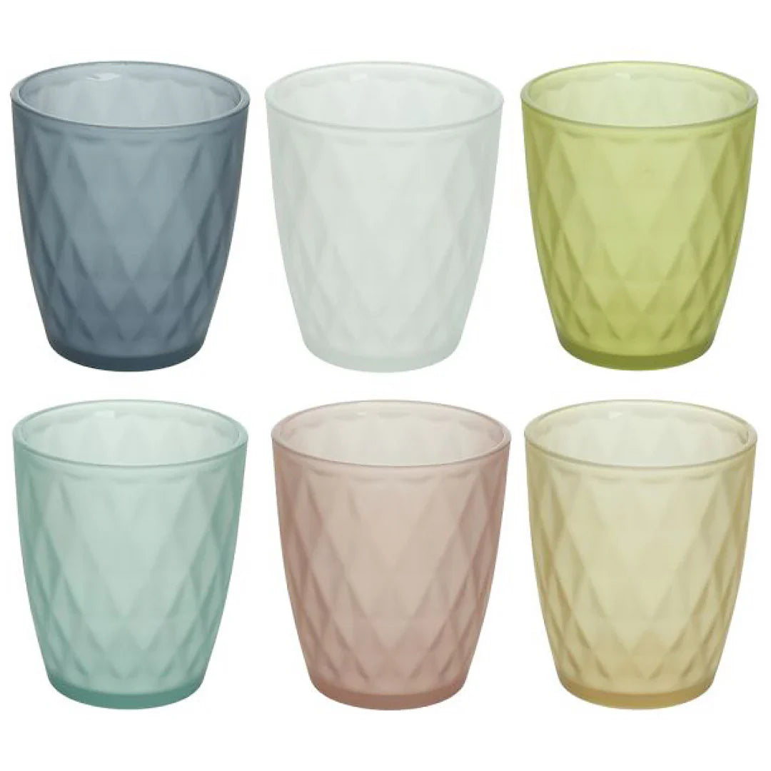 Tognana Jenny Pastel Matt set of 6 Tumbler Jenny glass