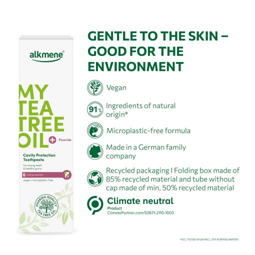 Alkmene Tea Tree Cavity Protection Toothpaste 100ml