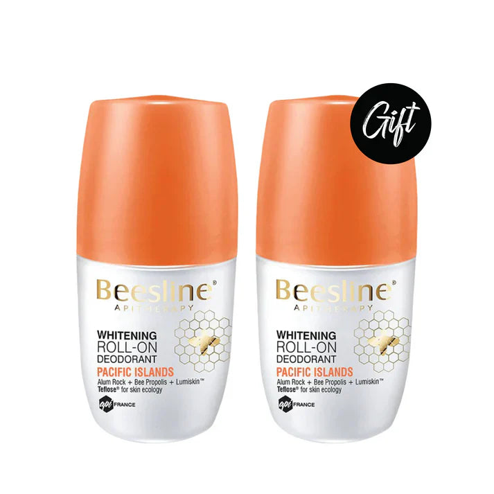 Beesline Buy 1 Get 1: Whitening Roll-On Deodorant Pacific Island