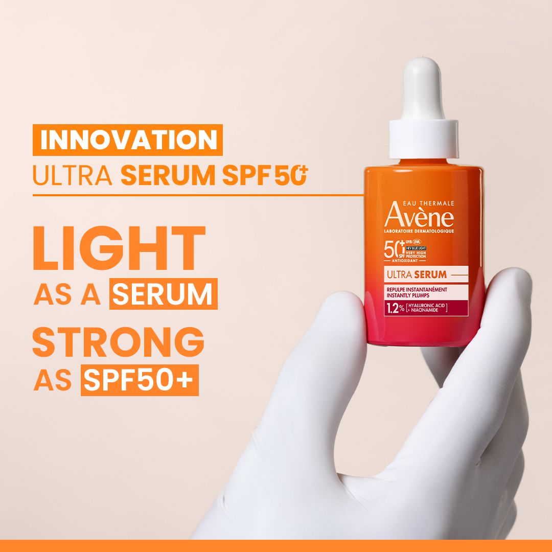 Avène Ultra Light Hydrating Hyaluronic Acid Serum Sunscreen SPF50