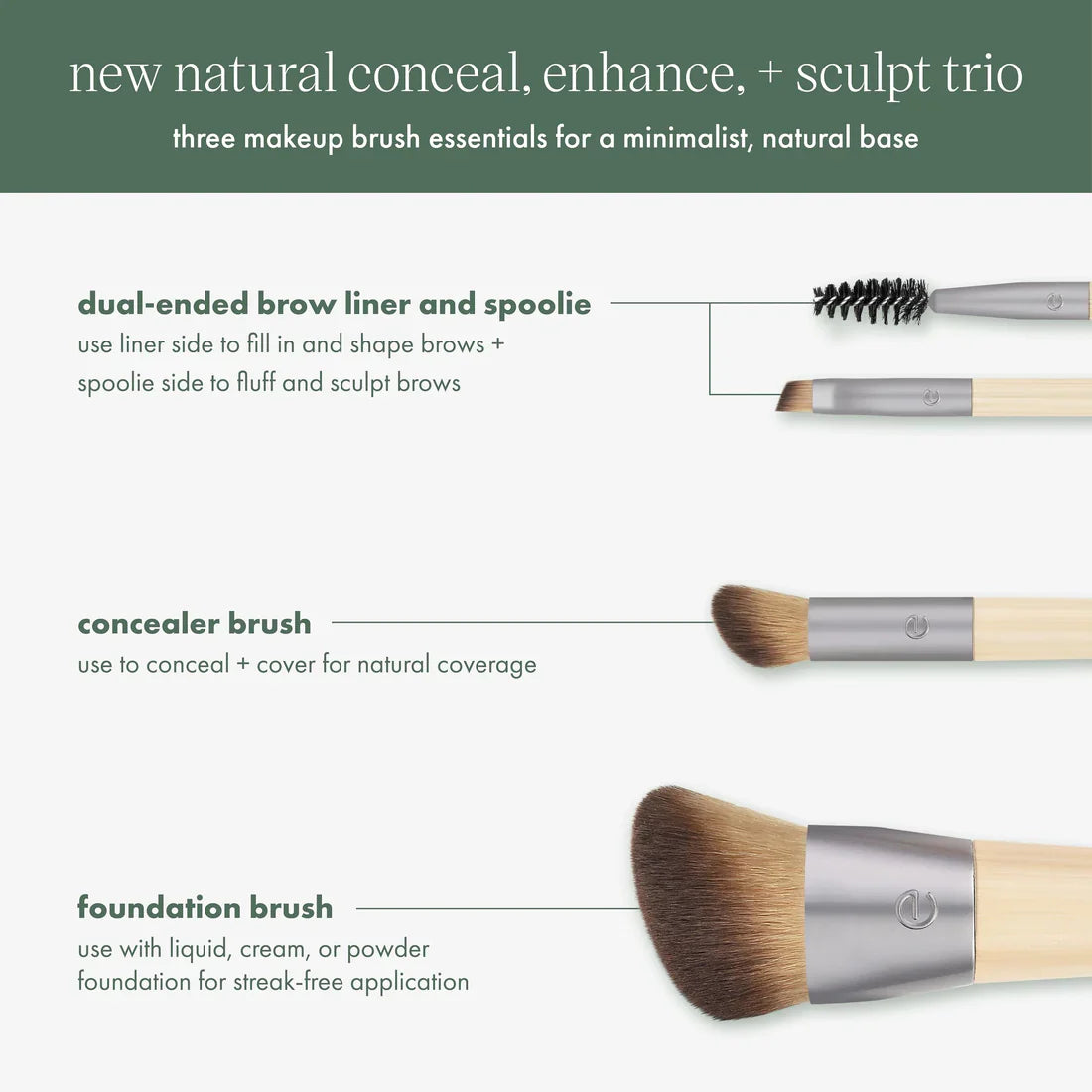 EcoTools New Natural Conceal, Enhance + Sculpt Trio 278171