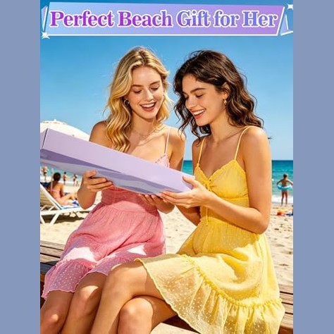 Iridescent Beach Bag Set – Large Tote bag with Matching Pouch