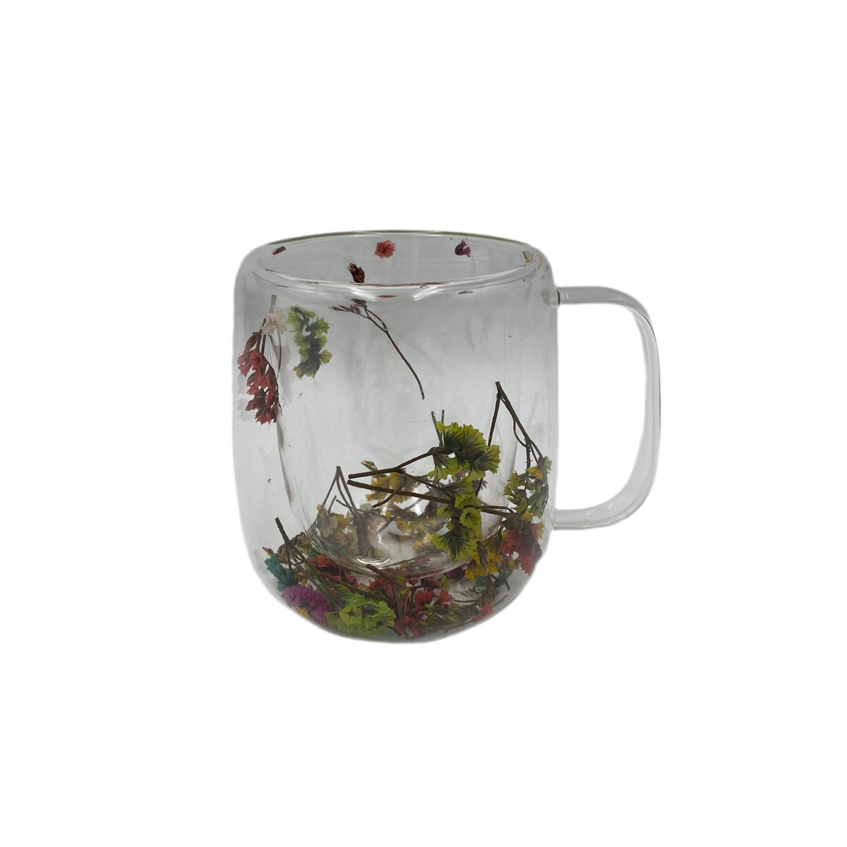 300 ML Double Wall Transparent Glass Mug