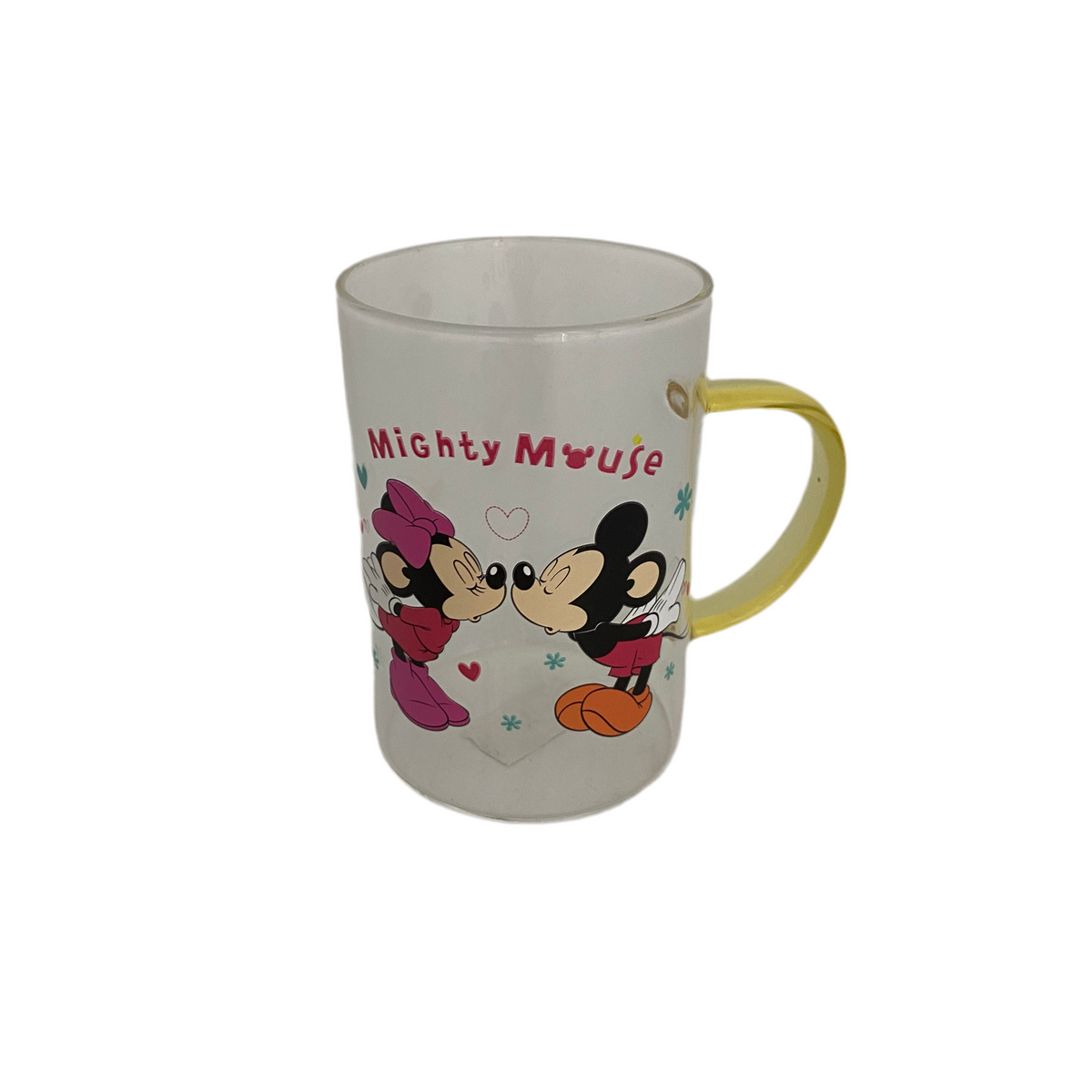 Mickey/ Minnie Transparent Glass Mug