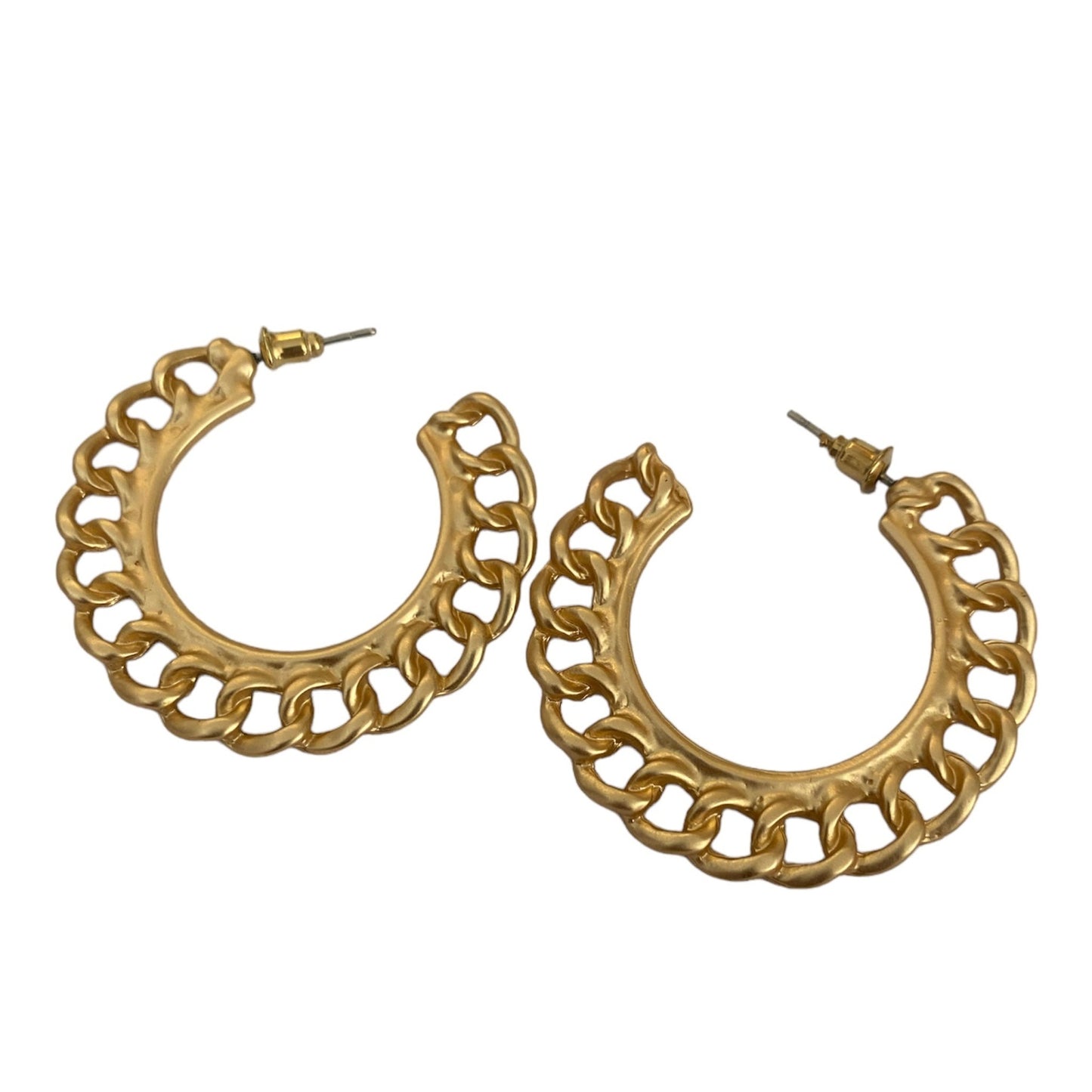 Golden chain circlet earrings accessory #4025 - Medaid International