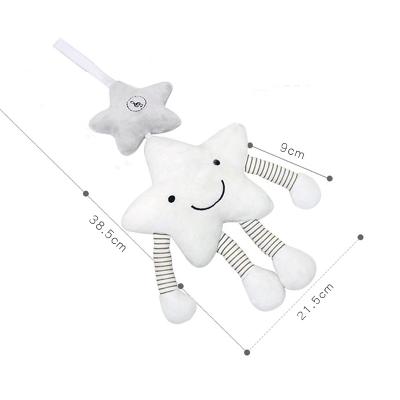 Tumama Kids - Plush Musical Star - Hanging Rattle