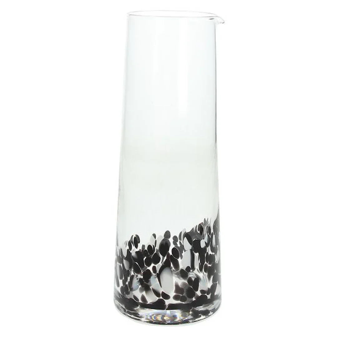 tognana Vetro Venezia Black-White Carafe 10x26 h