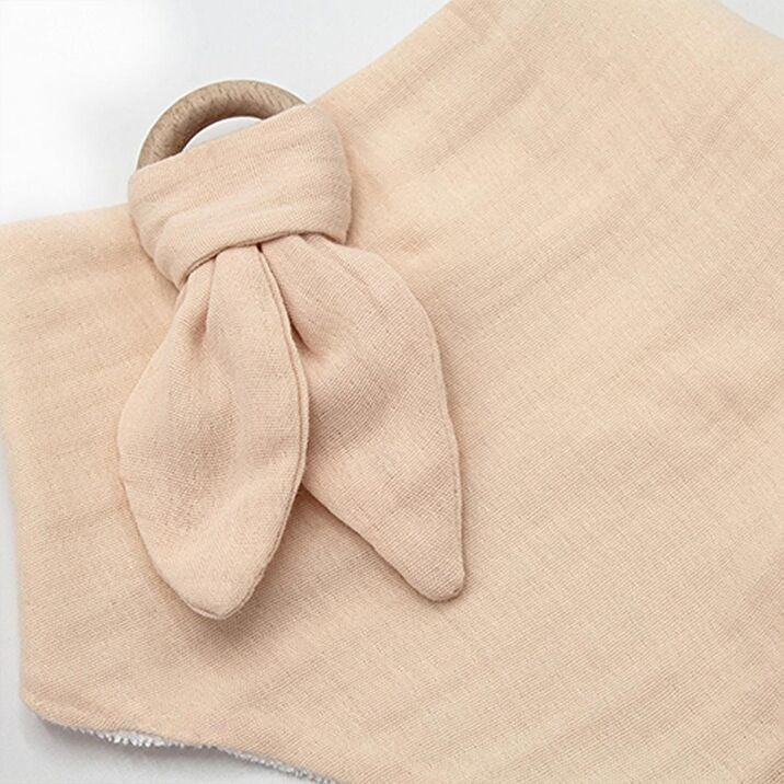 BabyJem Muslin Bib with Teether